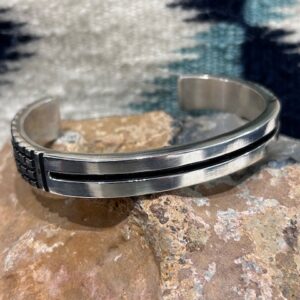 Jerald Tahe Heavy Sterling Silver Cuff